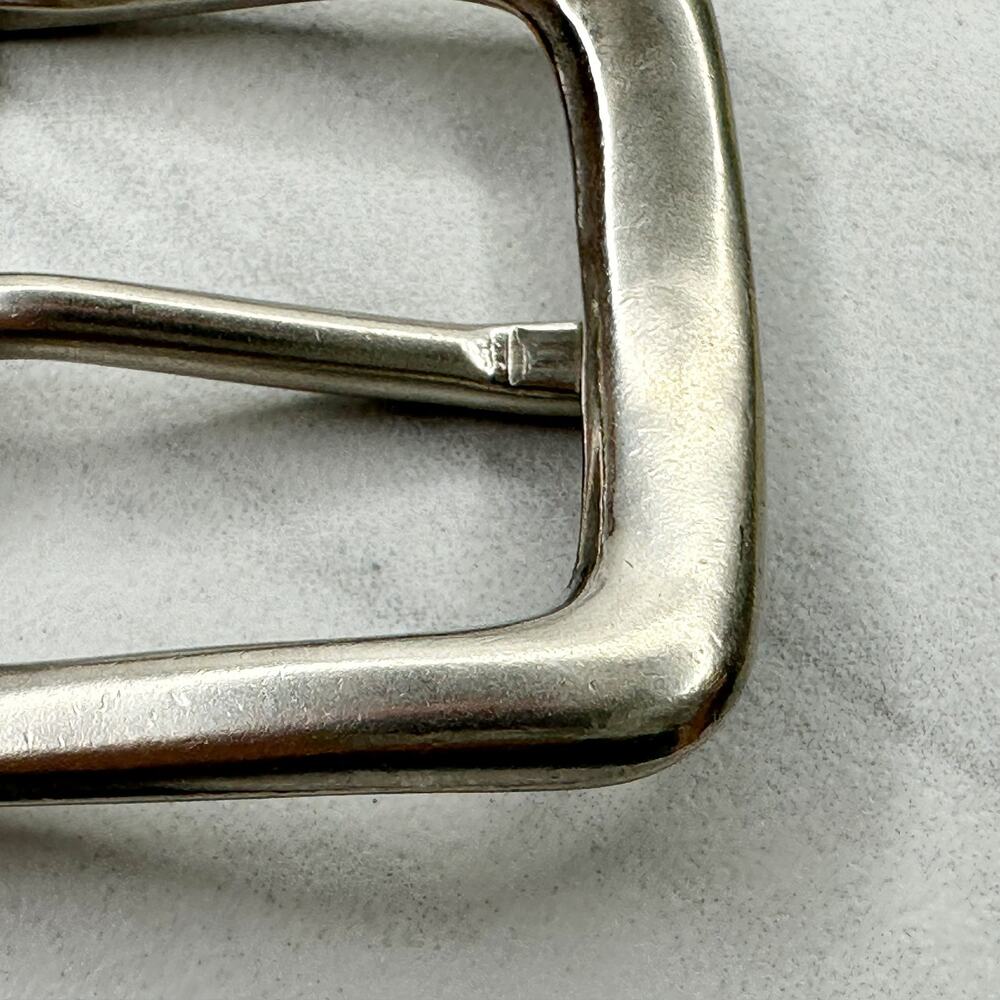 Silver Tone Simple Basic Belt Buckle - Picture 9 of 9